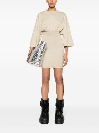 Rick Owens DRKSHDW Cinched Tommy ruched minidress outlook