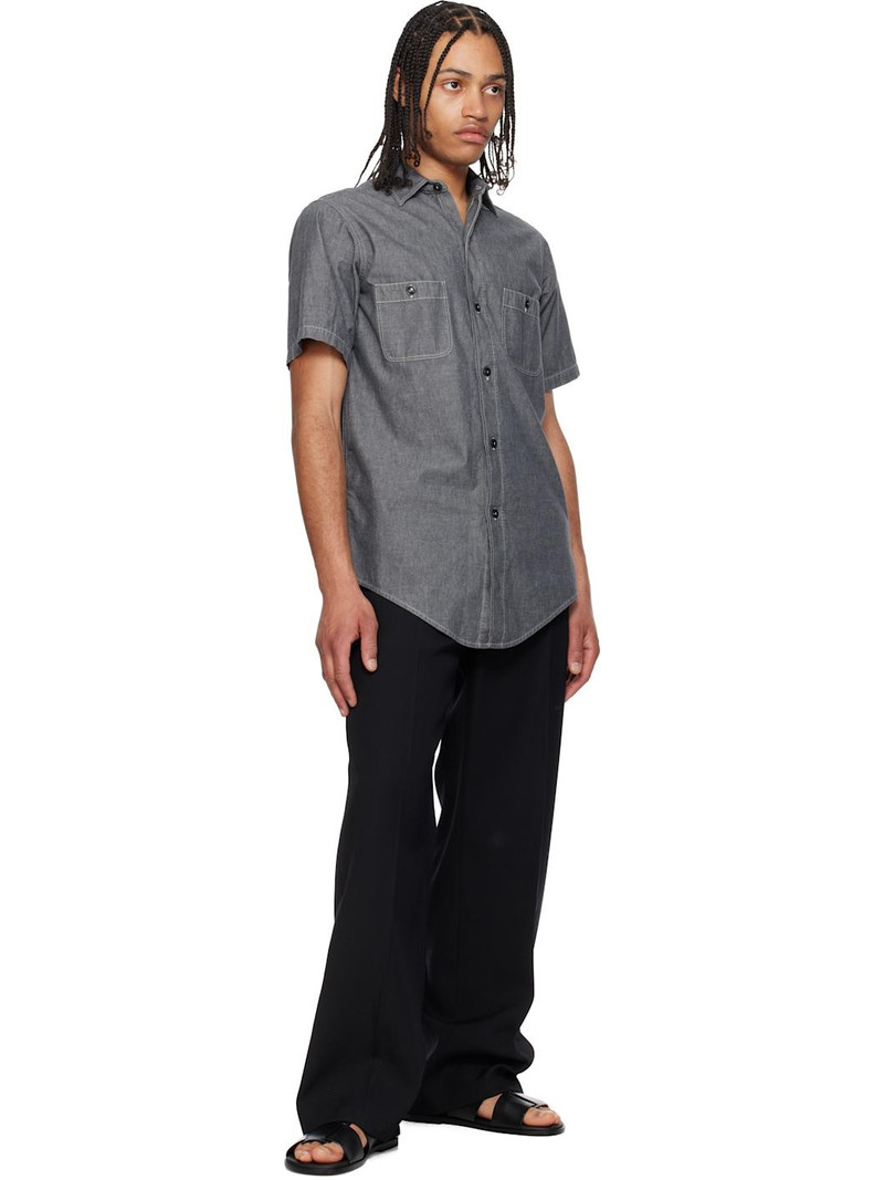 BOSS Black Buffed Leather Sandals outlook