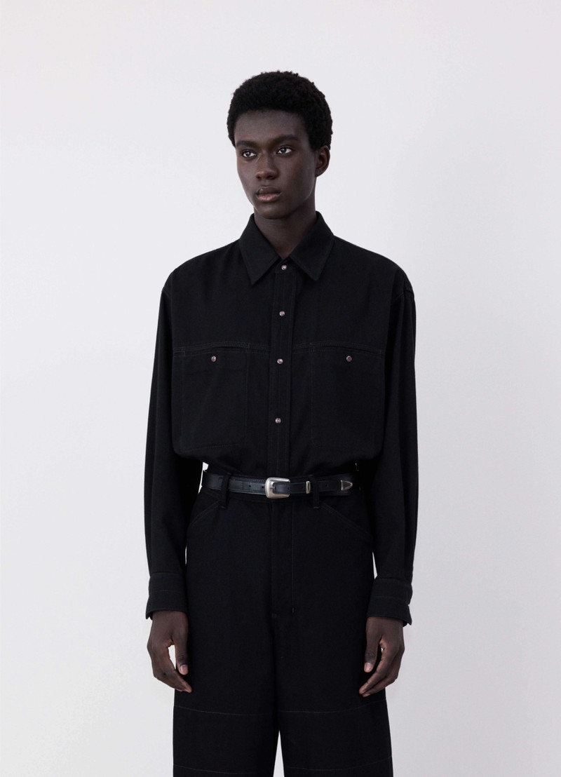 Lemaire DENIM SHIRT WITH SNAPS outlook