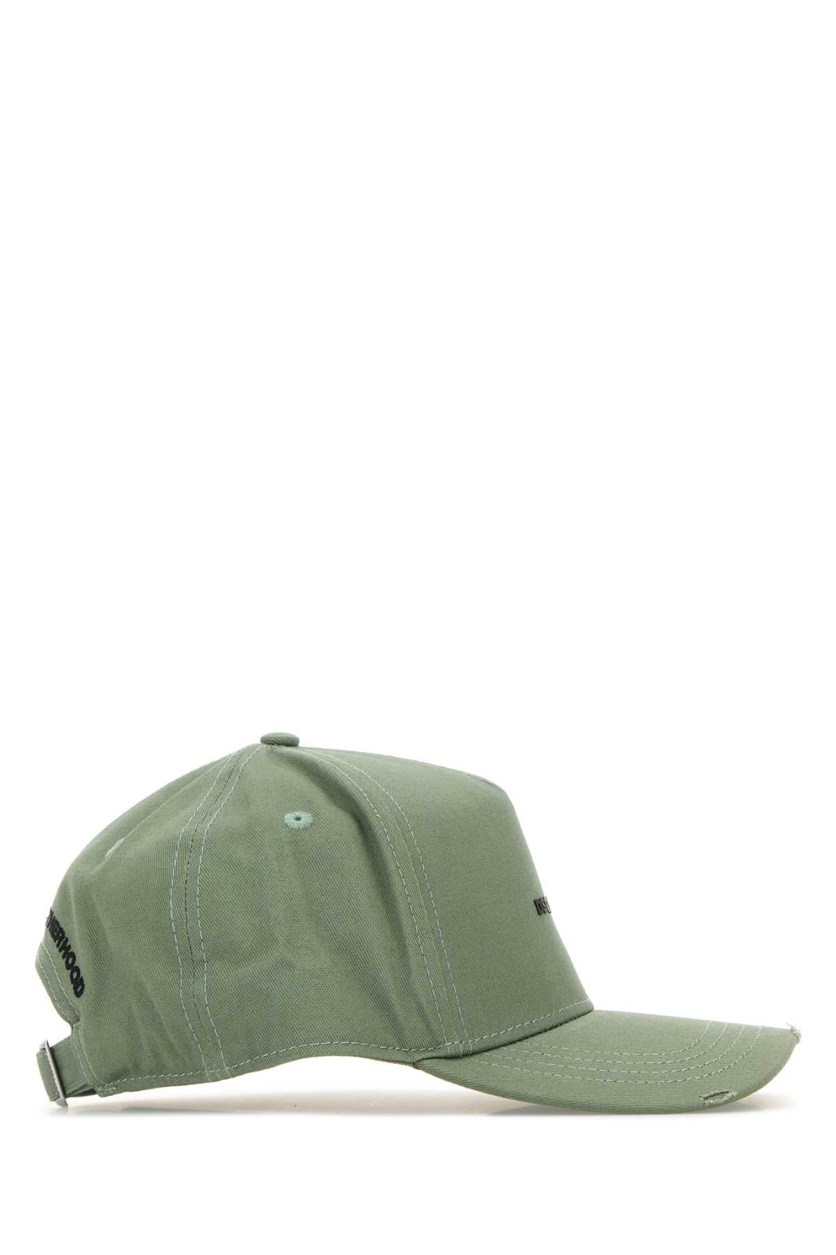 Dsquared Men Green Cotton Baseball Cap - 2