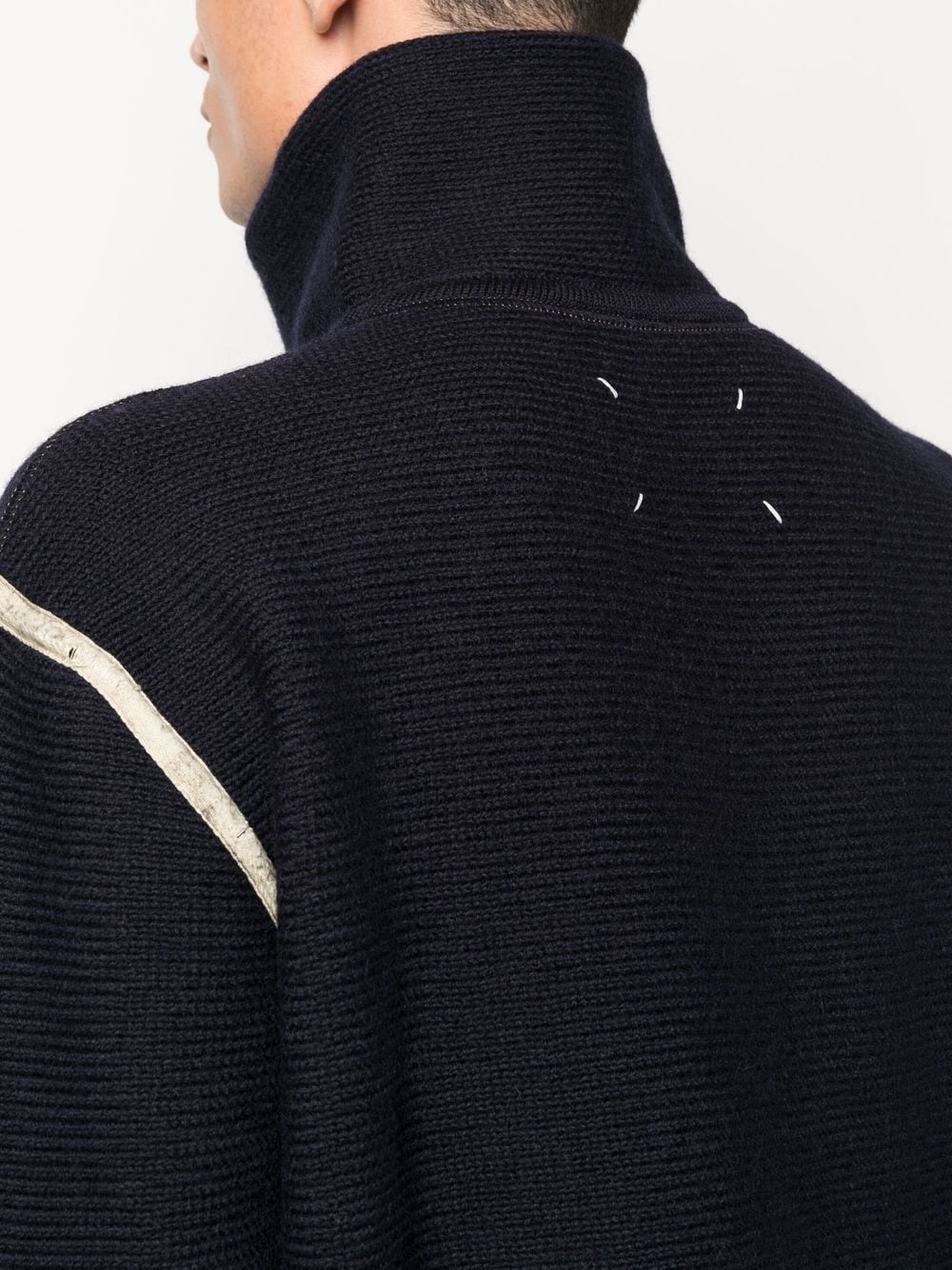 high-neck long-sleeve jumper - 5