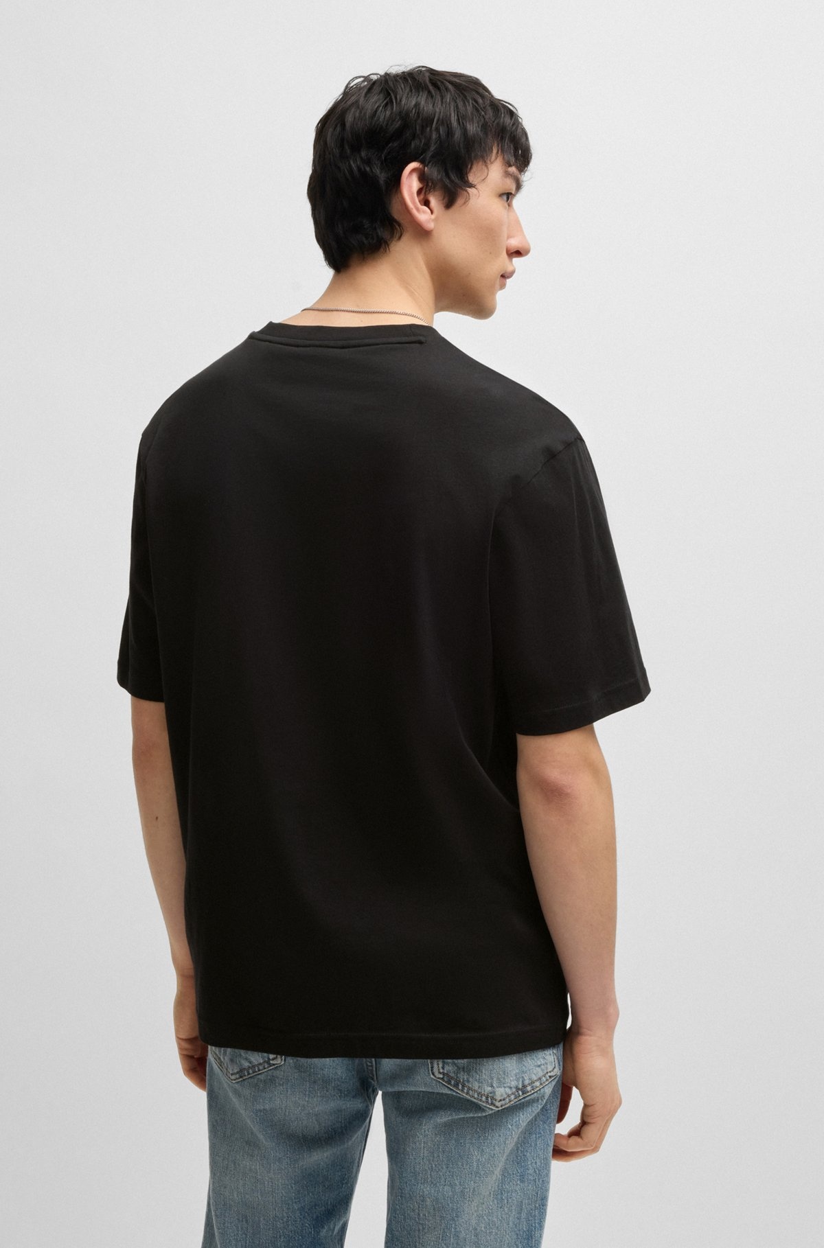 COTTON T-SHIRT WITH GRAPHIC LOGO PRINT - 5