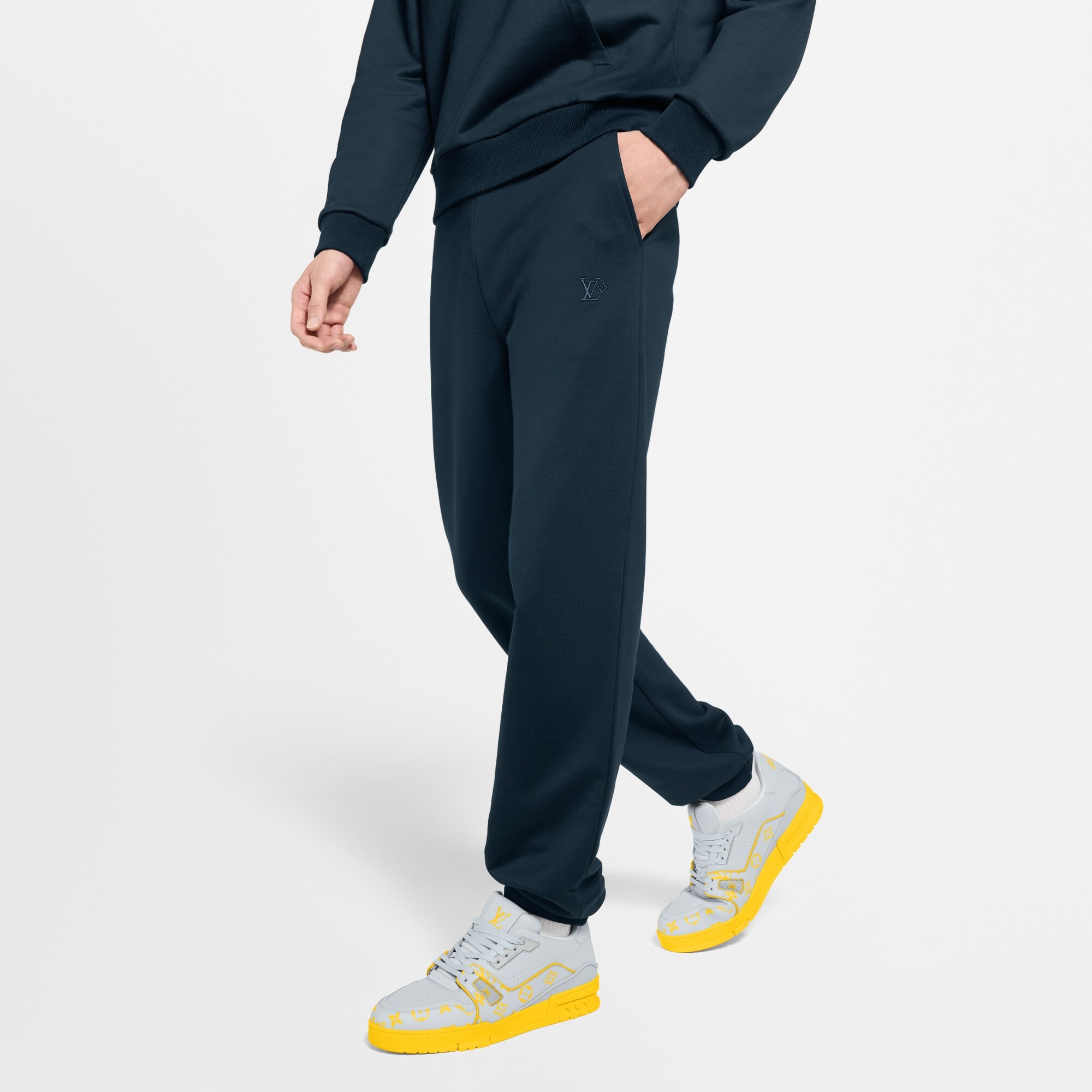 Silk Blend Signature Track Pants - 2