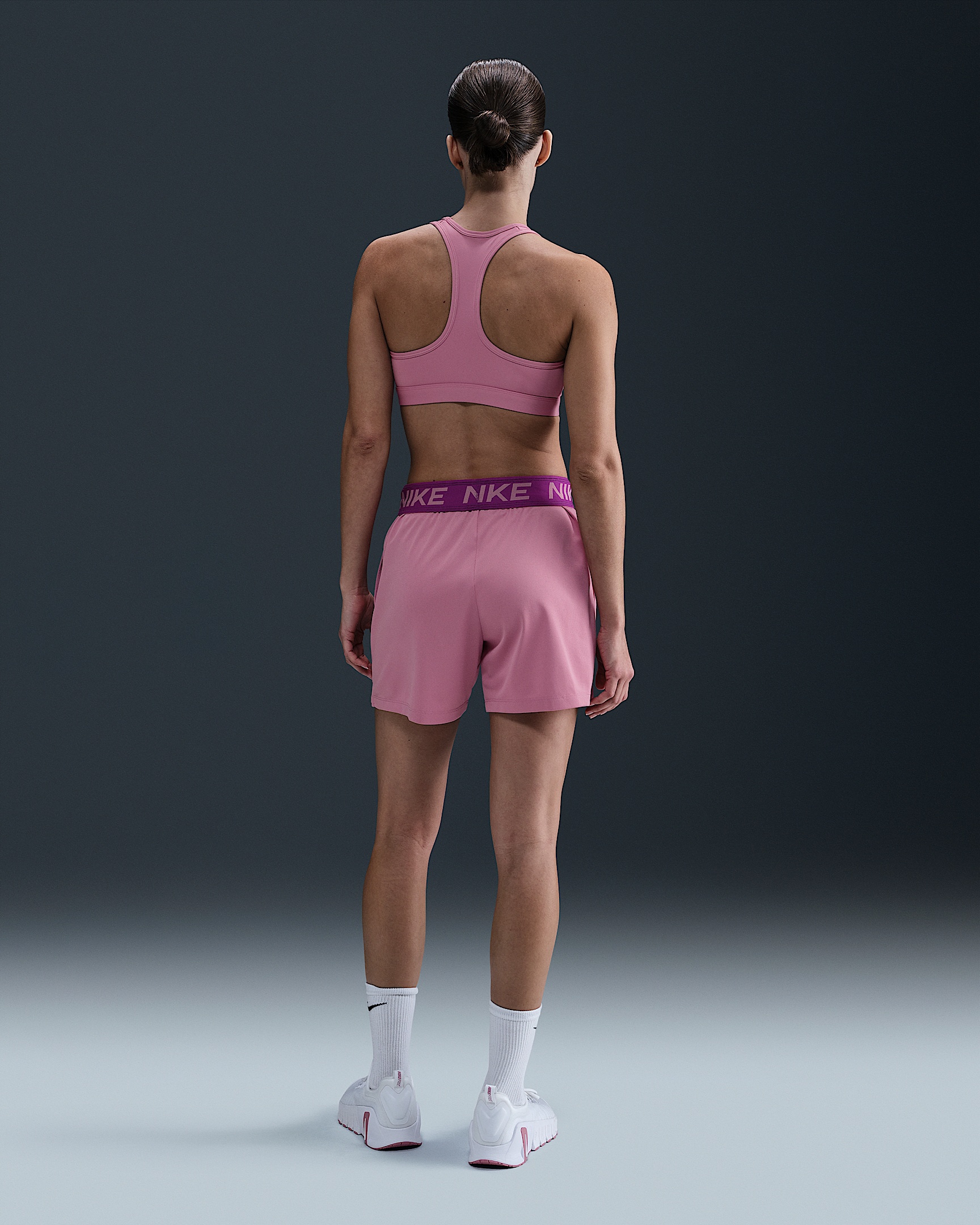 Nike Attack Women's Dri-FIT Fitness Mid-Rise 5" Unlined Shorts - 4
