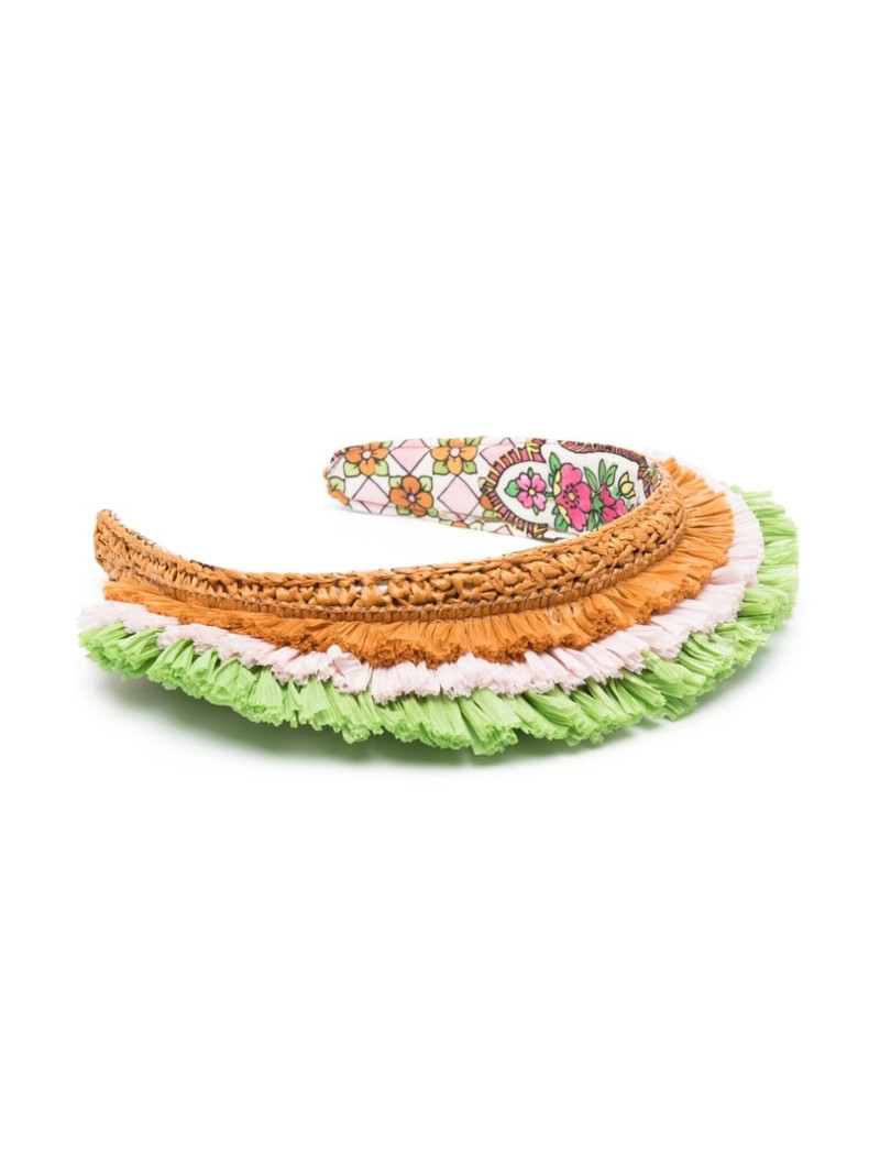 La DoubleJ Halo raffia hairband outlook