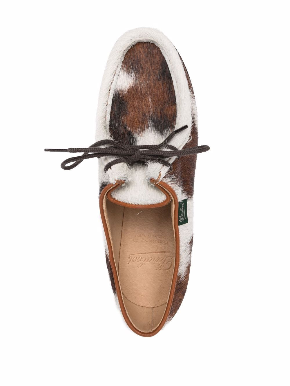 Michael calf hair lace-up shoes - 4