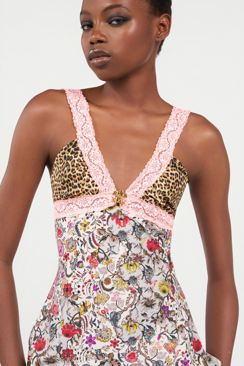 Florentine Flowers Print Mini Dress 6