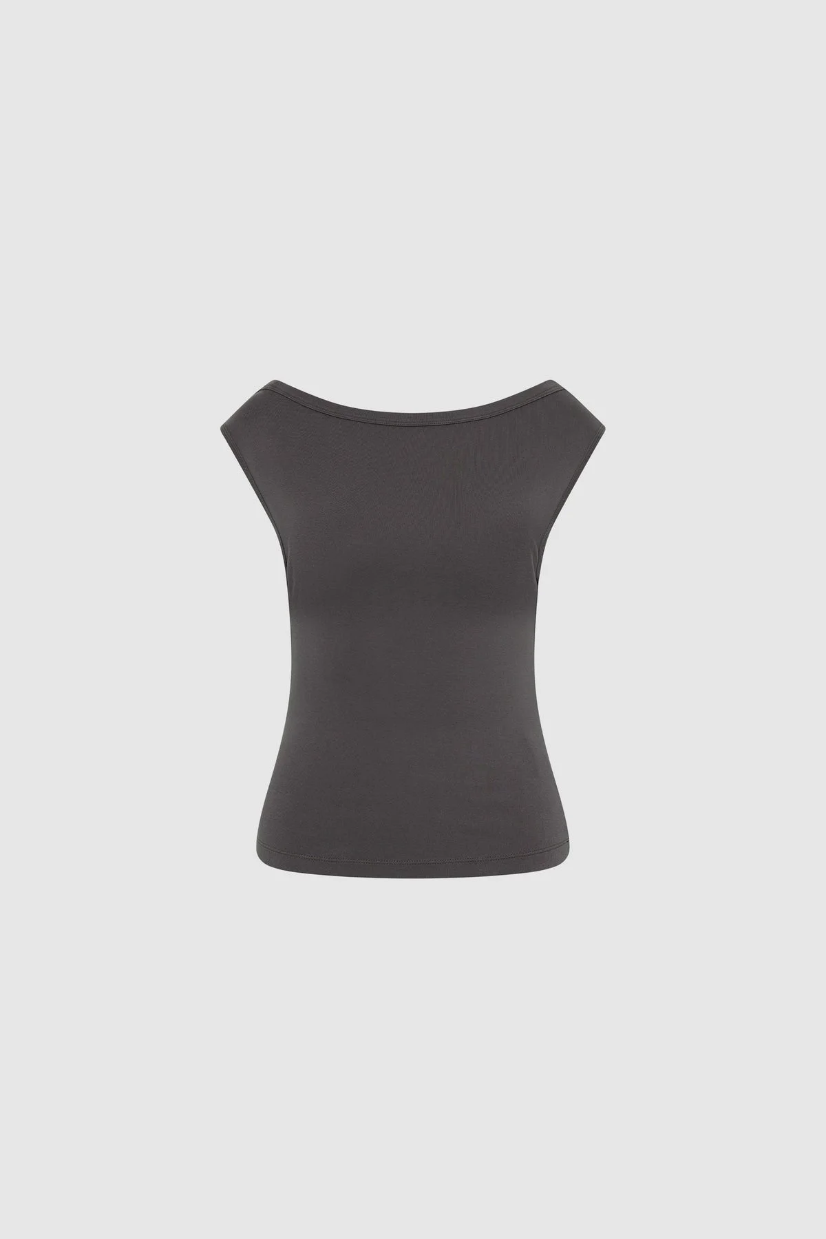 Organic Cotton Ballerina Top - Soot - 1