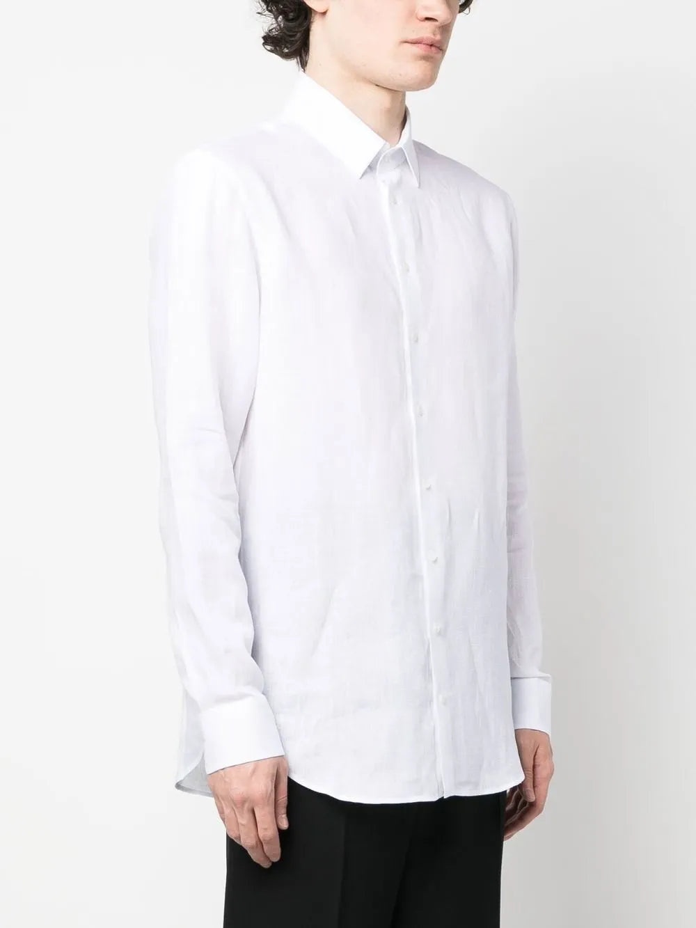 BUTTON-UP LINEN SHIRT - 3