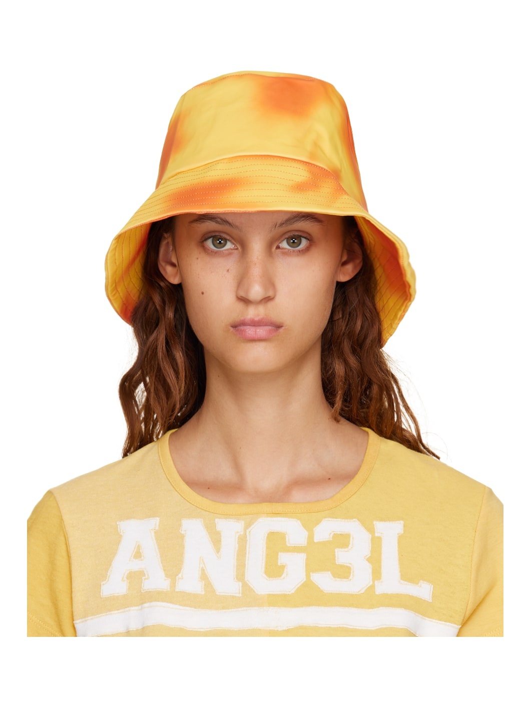 SSENSE Exclusive Yellow Mona Bucket Hat - 1
