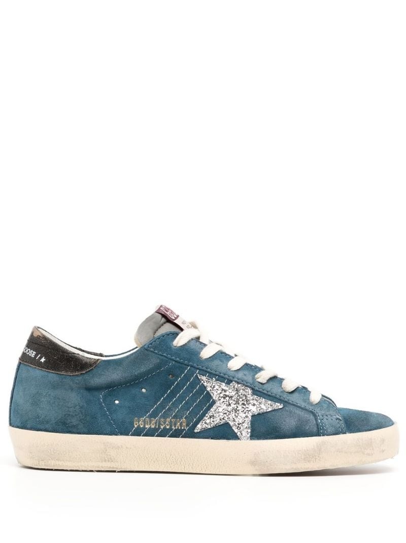 Superstar glitter low-top sneakers - 1