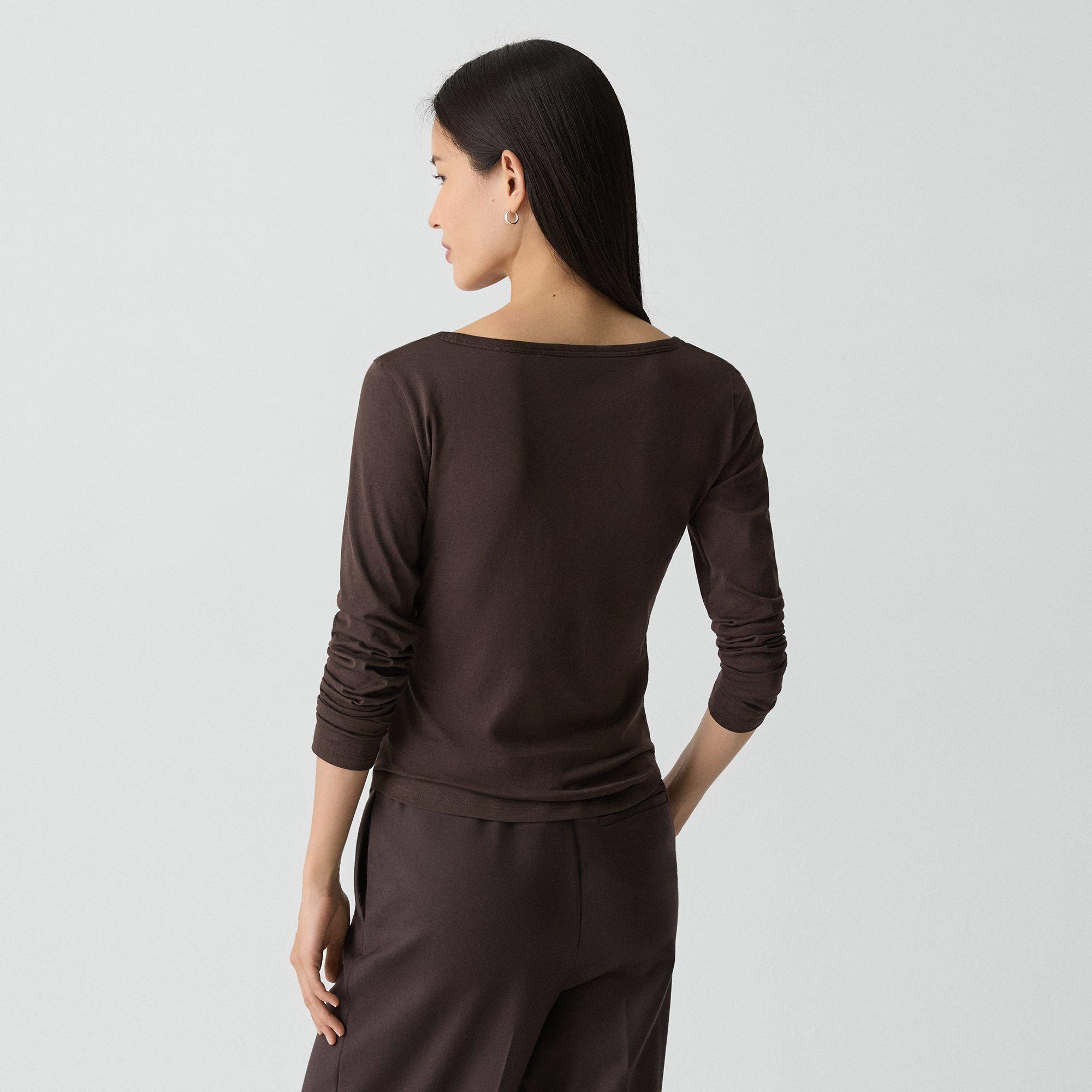 Square Neck Tee in Certified Organic Cotton - 4