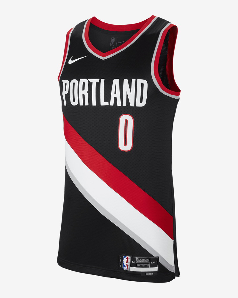 Portland Trail Blazers Icon Edition 2022/23 Nike Men's Dri-FIT NBA Swingman Jersey - 1