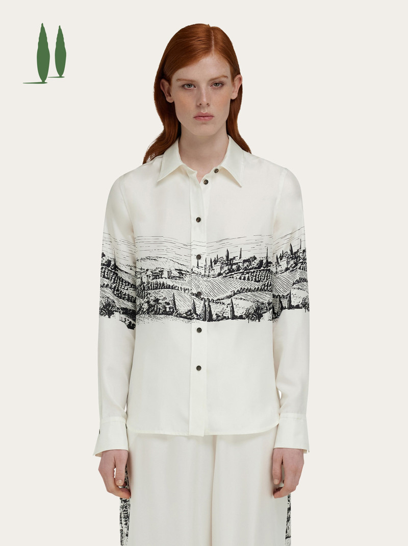 FERRAGAMO Back to Earth - Silk shirt outlook