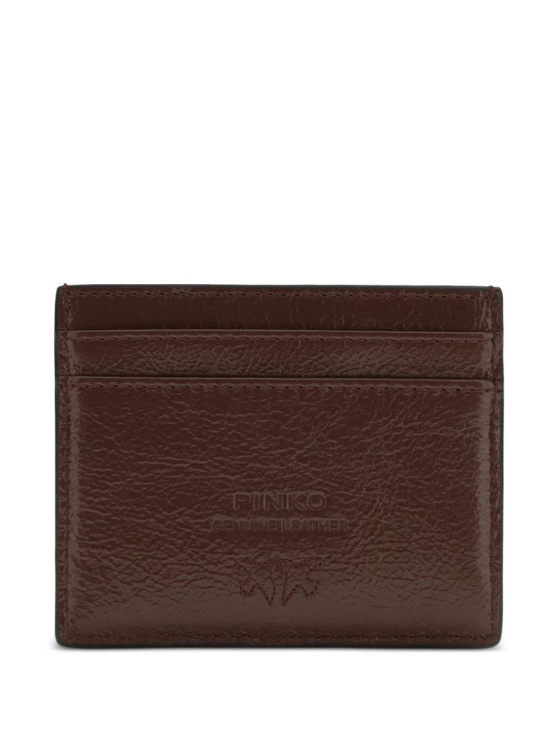 PINKO logo-plaque card holder outlook