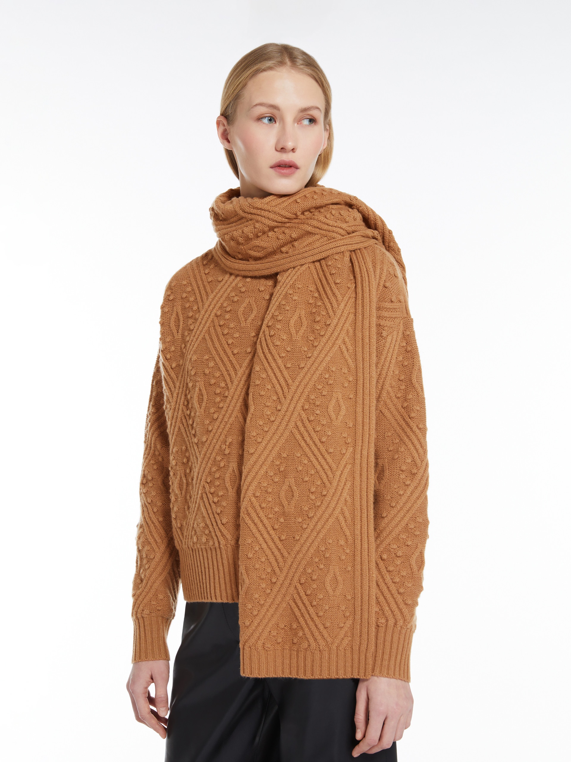 DEMIEN Cashmere blend scarf - 4