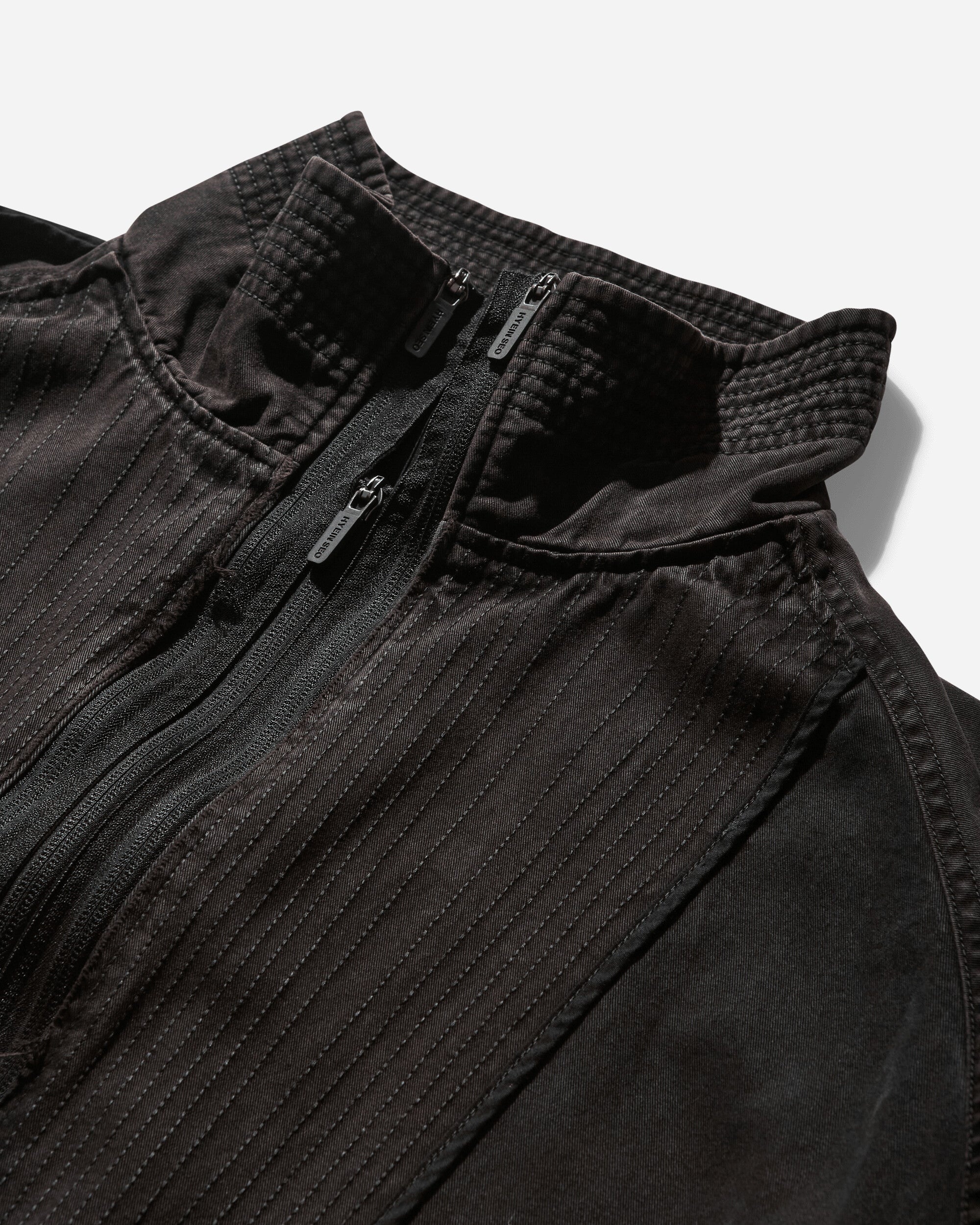 Men's Convertible Patchwork Coat Stone - 3