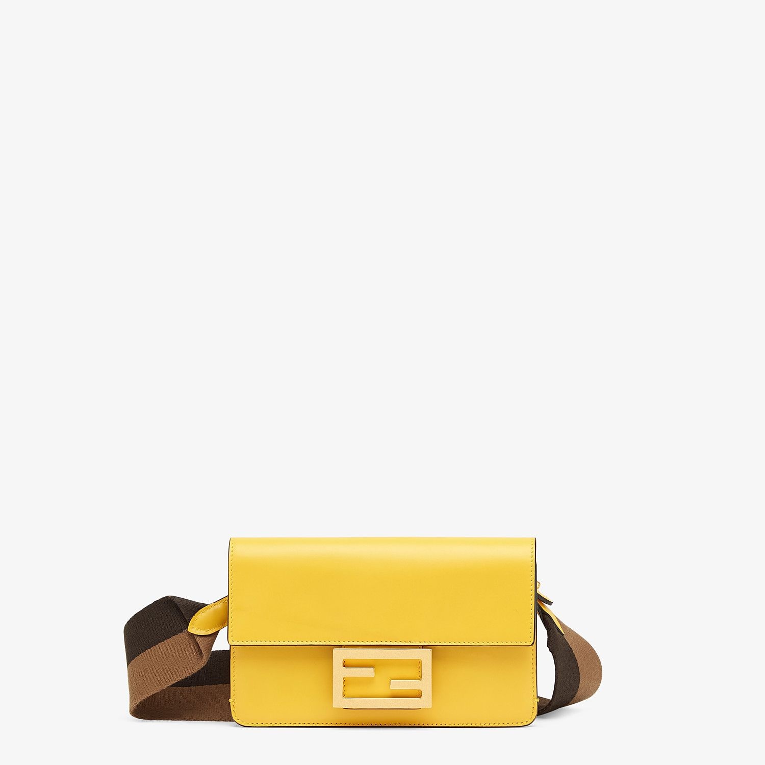 Yellow leather mini bag - 1