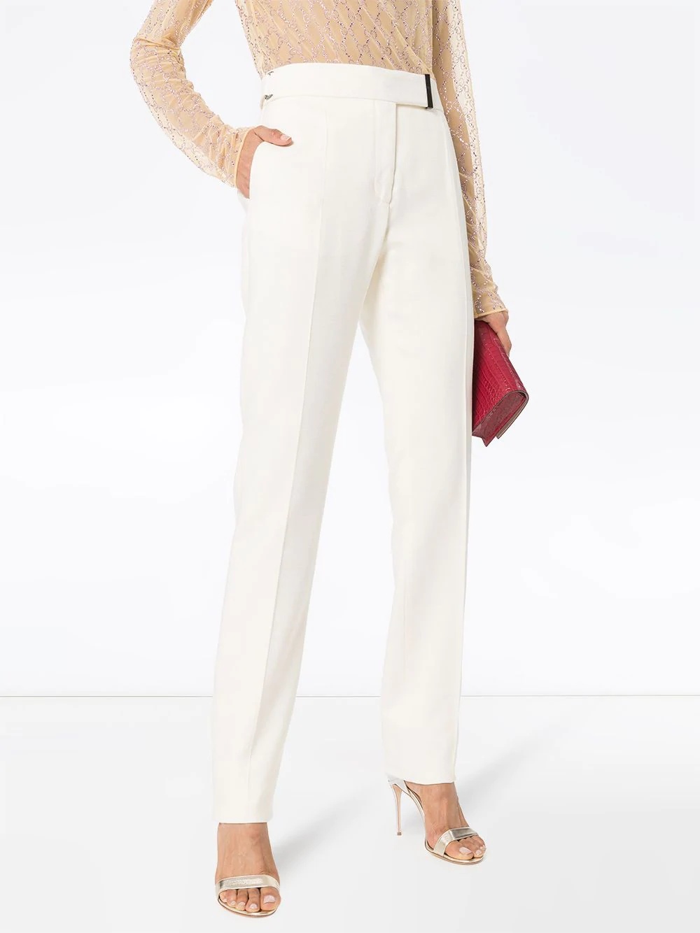 slim leg trousers - 2