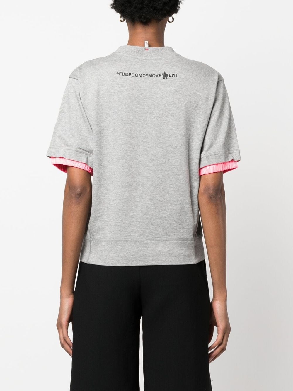 double-sleeve logo-print T-shirt - 4