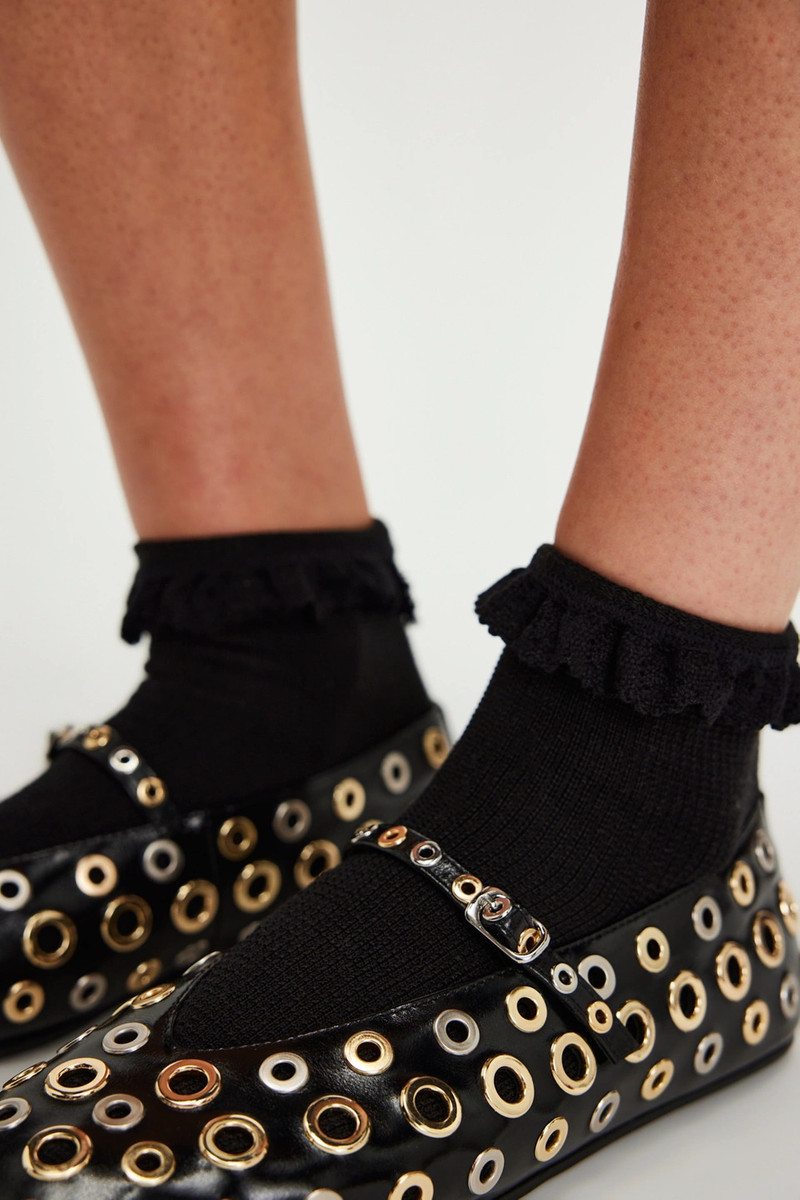 Beloved Waffle Knit Ankle Socks 1