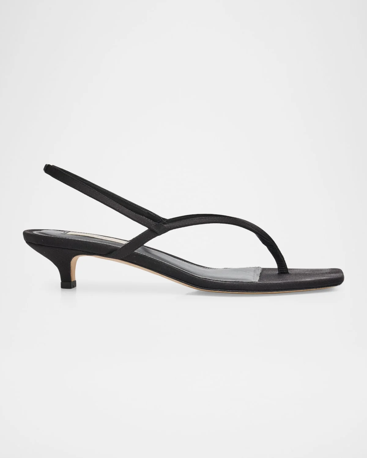 35MM Satin Slingback Flip Flops - 1