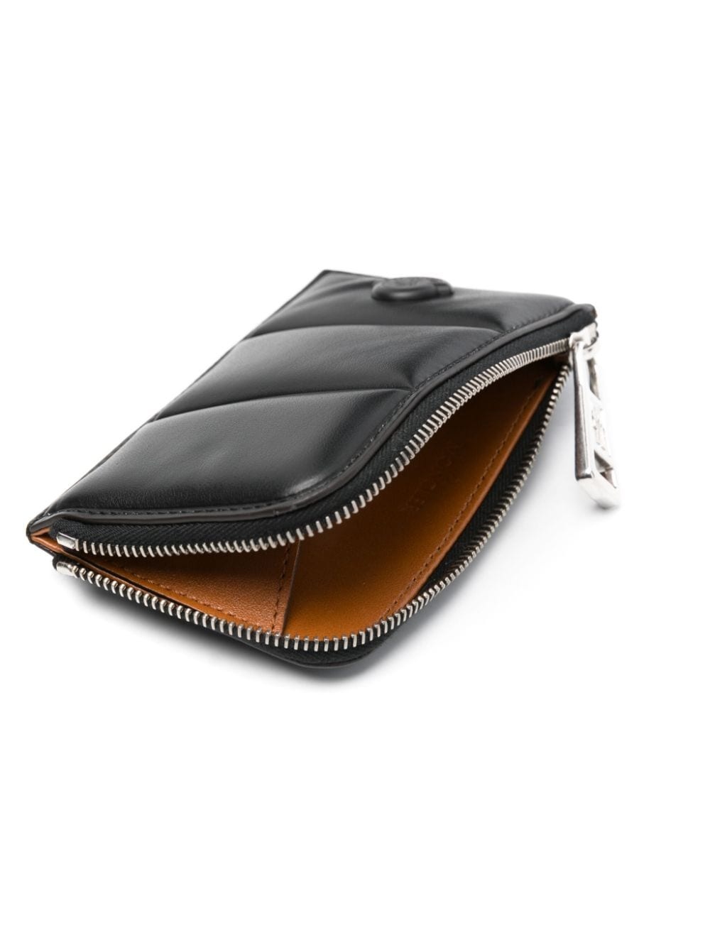 quilted leather cardholder - 3