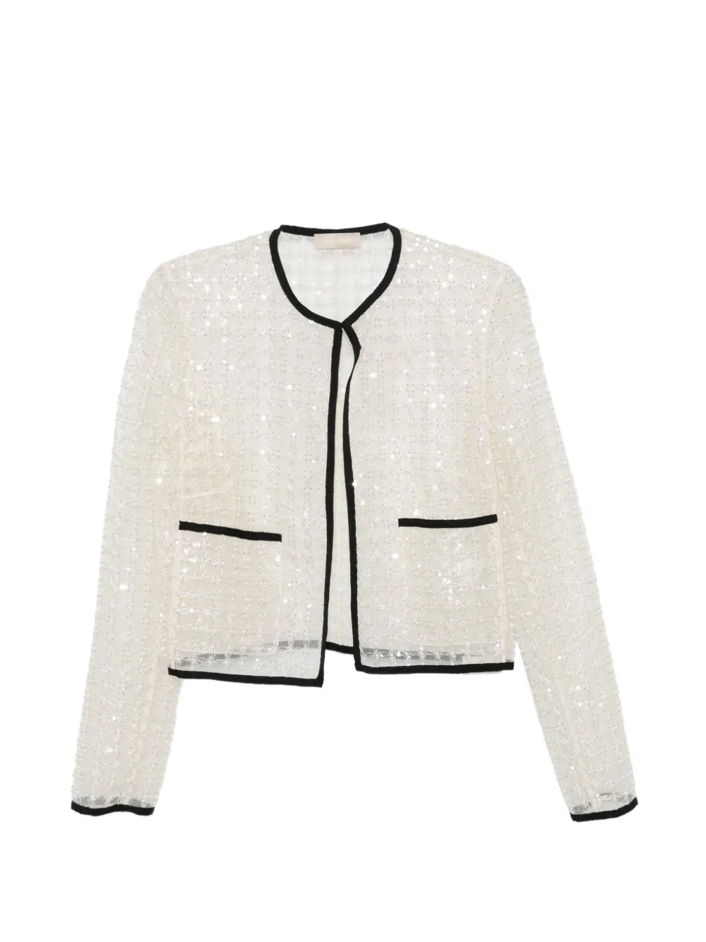 sequin embellished jacket - 1
