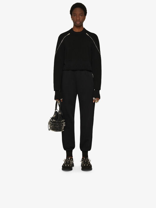 GIVENCHY SHORT SWEATER WITH ZIPS - 2
