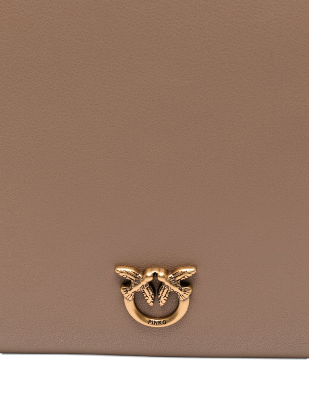 mini Flat leather cross body bag - 4