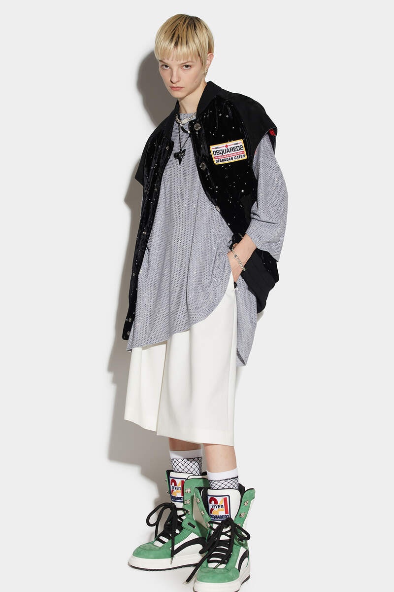 CROPPED-LEG CULOTTES - 1