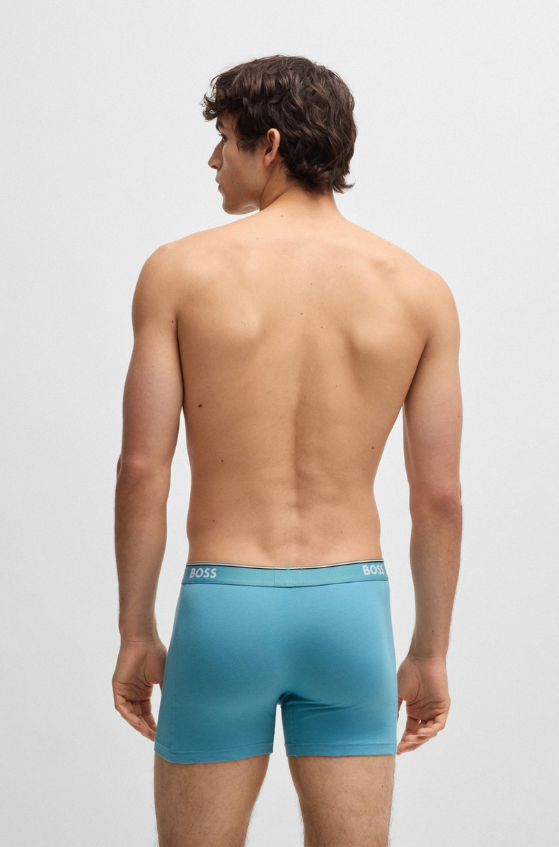 BOSS THREE-PACK OF STRETCH COTTON BOXER BRIEFS outlook
