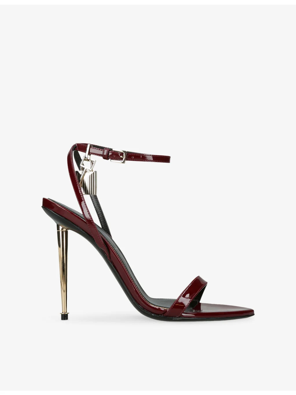Padlock 105 Leather Heeled Sandals - 1