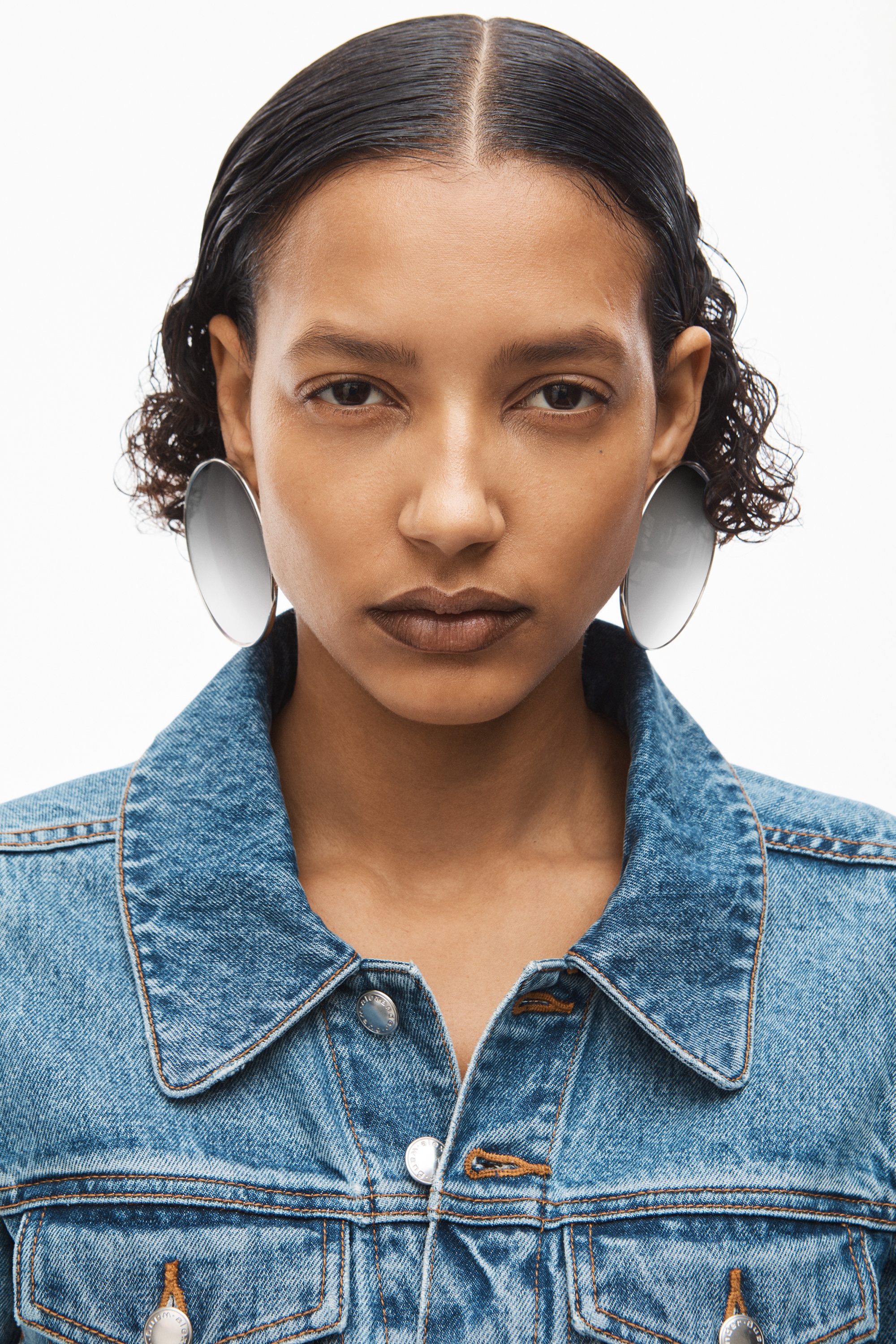 SHRUNKEN TRUCKER JACKET IN DENIM - 4