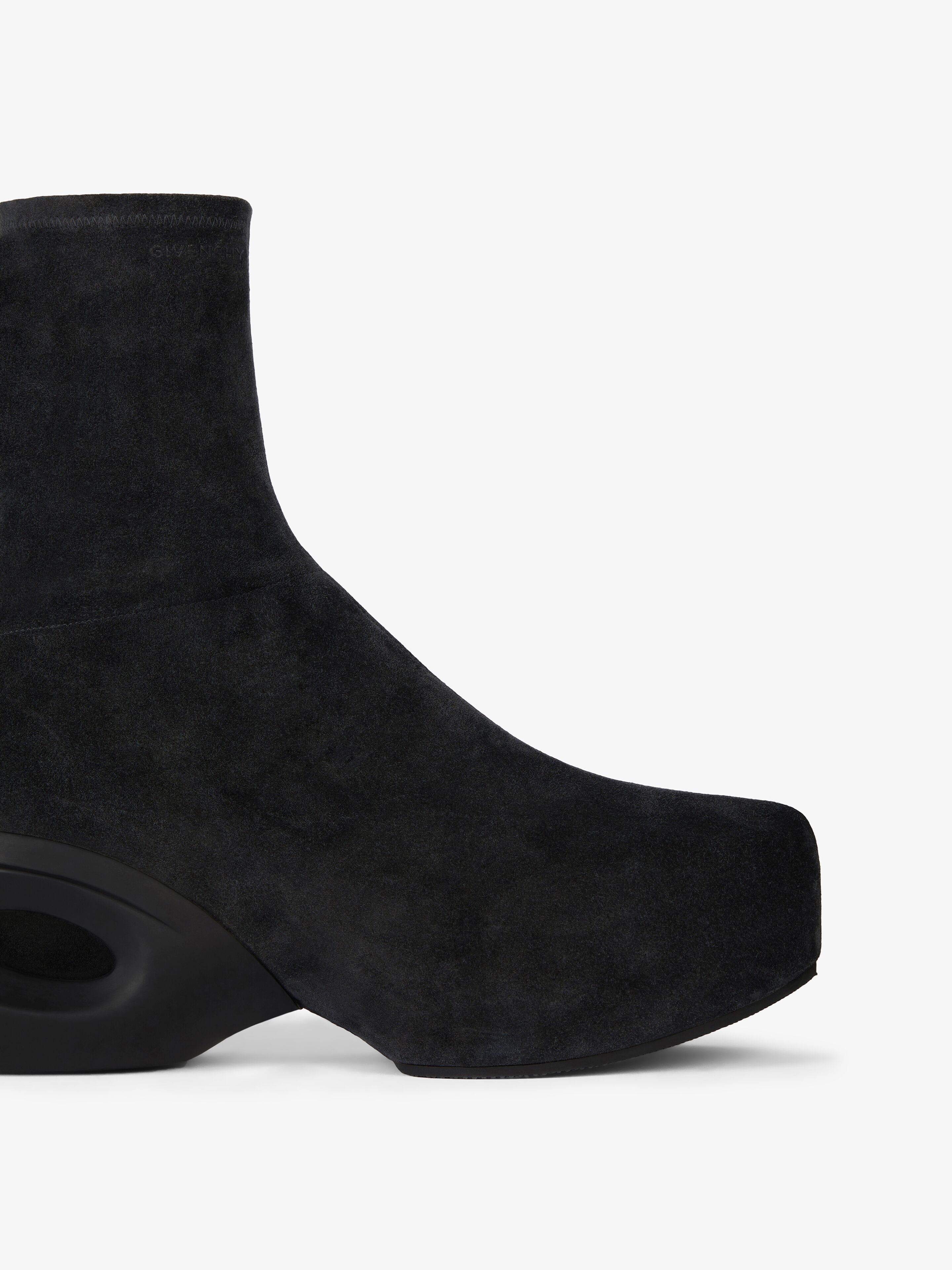 G CLOG ANKLE BOOTS IN SUEDE - 5