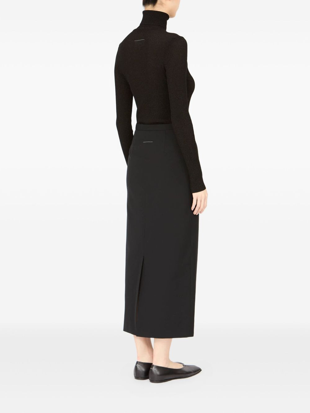 panelled midi skirt - 4