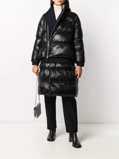 sacai oversized puffer jacket outlook