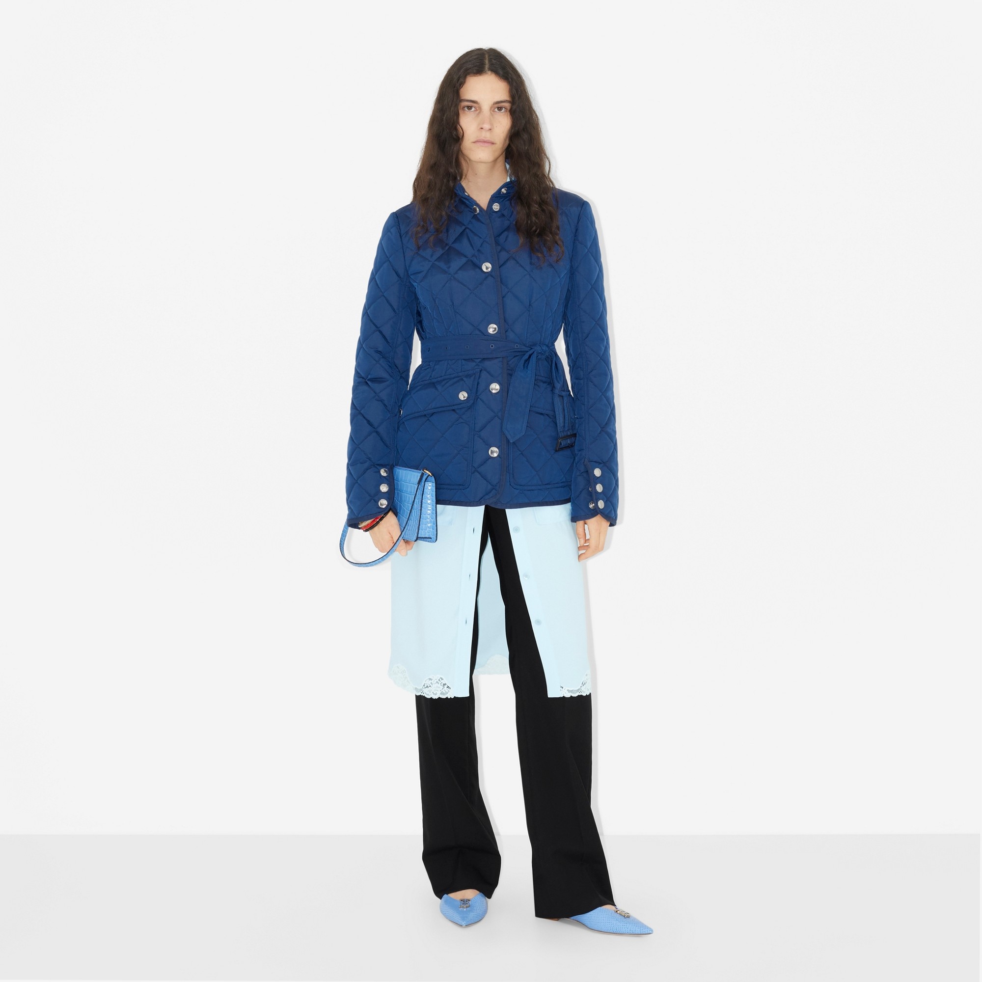 Diamond Quilted Nylon Canvas Jacket - 2