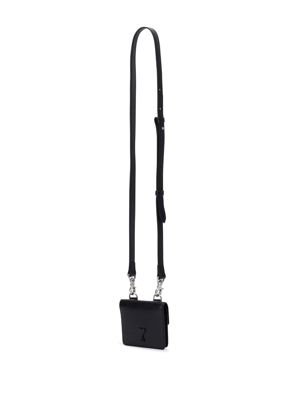 strap leather cardholder - 3