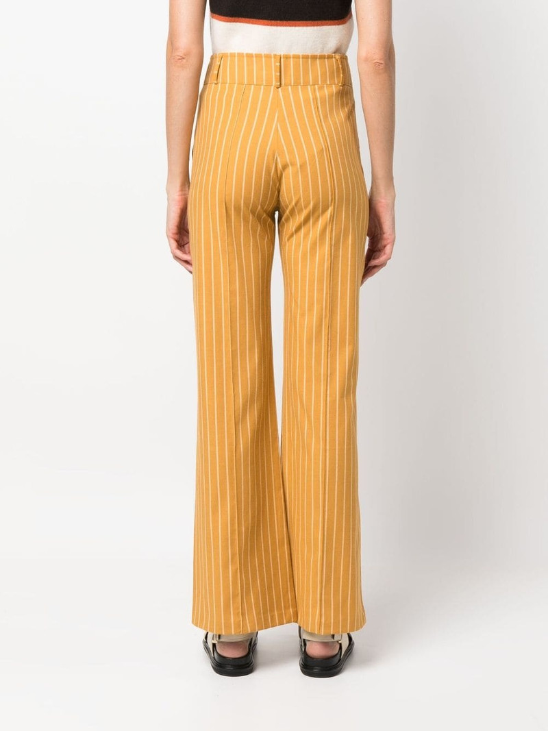 Yoshitomo stripe-print trousers 4
