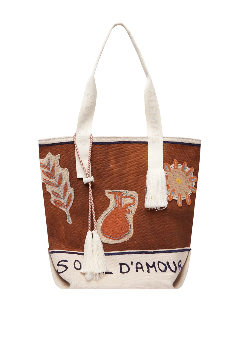 Soleil D'Amour Patch Shopper Tote 1