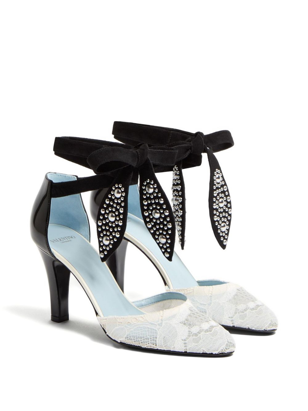 85mm leather pumps - 2