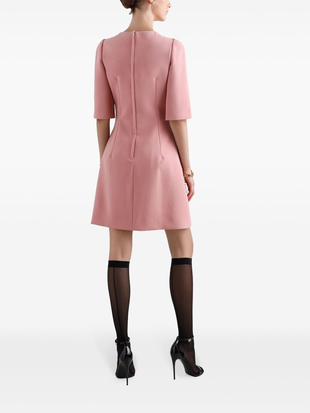 wool mini dress - 3