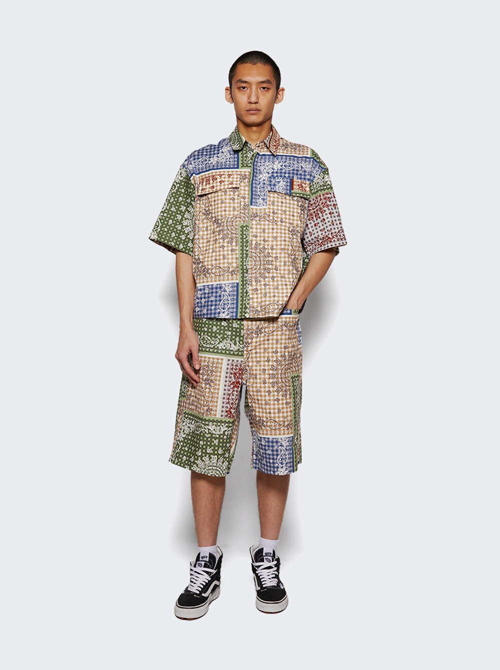Bandana Boxy Work Shirt Multicolor - 5
