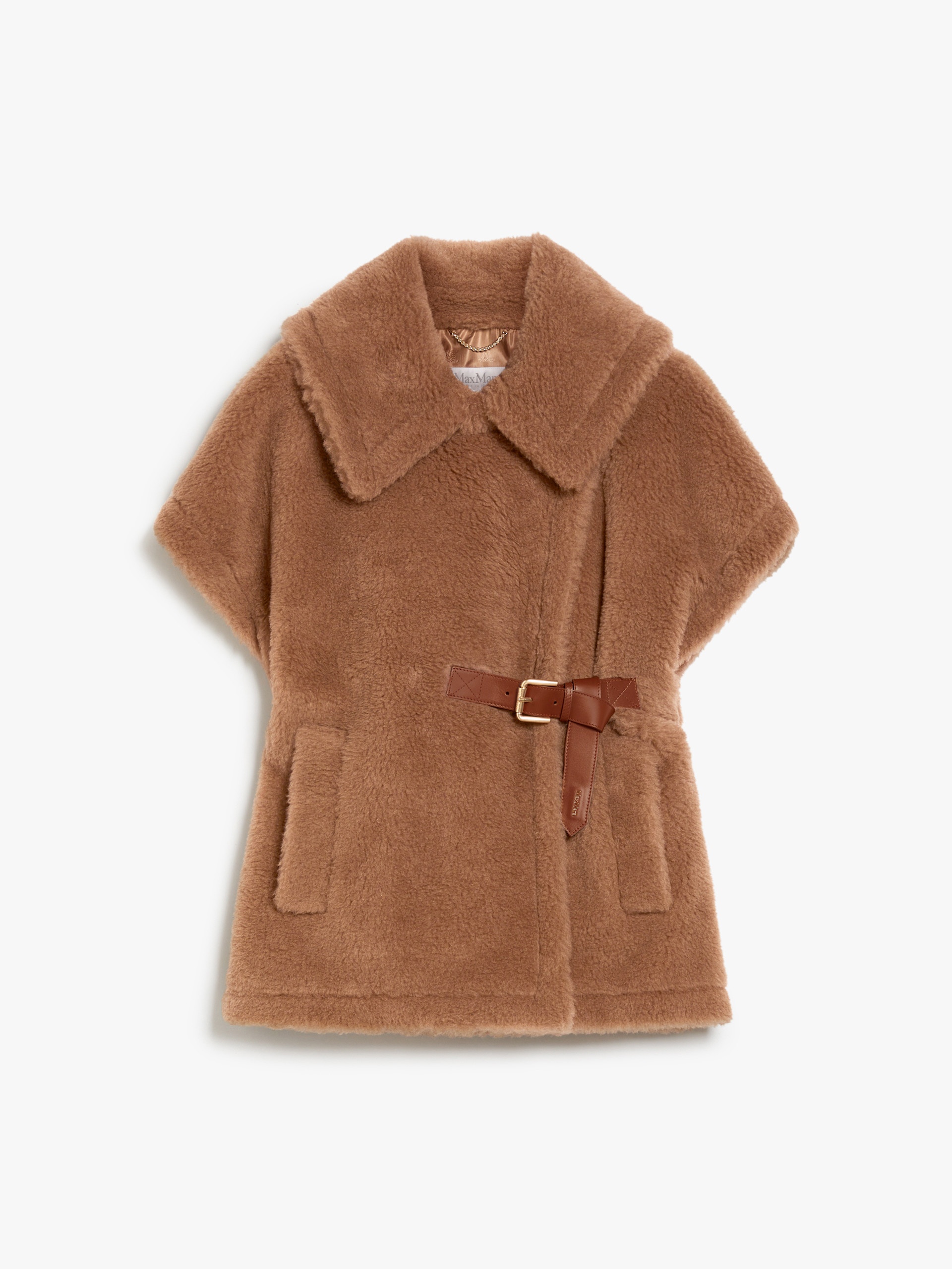 NEWABAVO Teddy fabric cape - 1