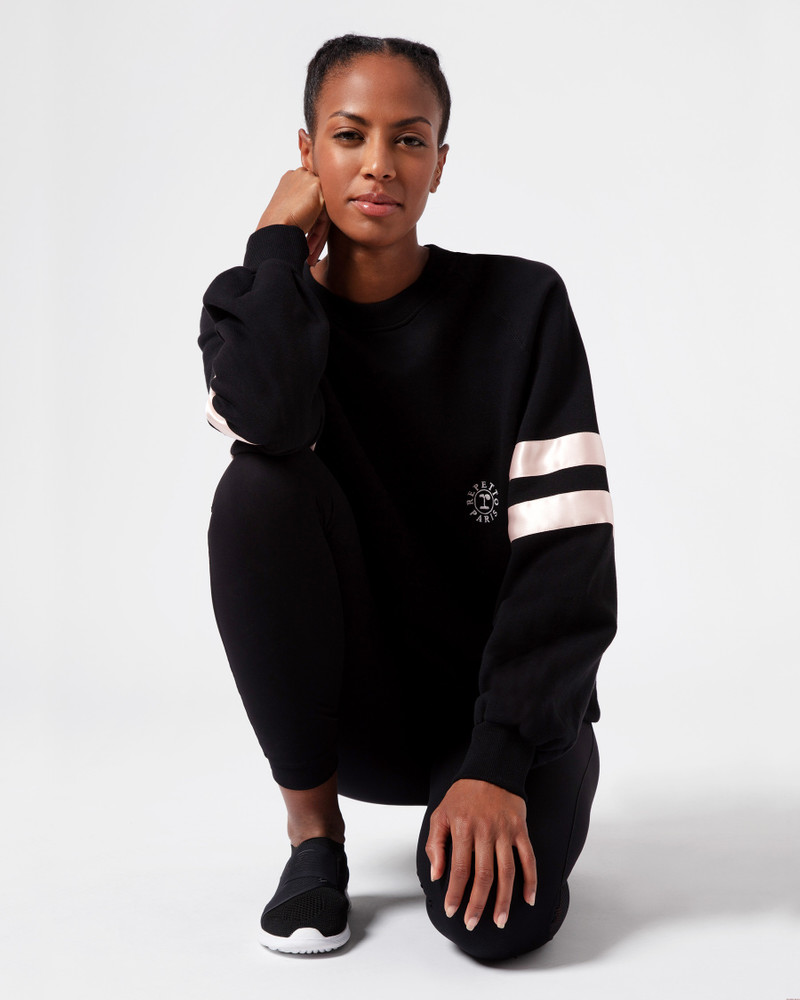 Repetto Brushed fleece sweatshirt with satin bands outlook
