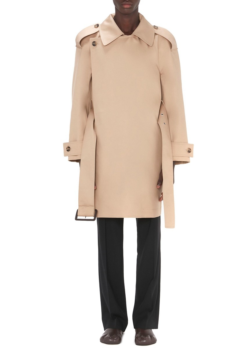 JW Anderson WRAP FRONT MID-LENGTH TRENCH COAT | REVERSIBLE