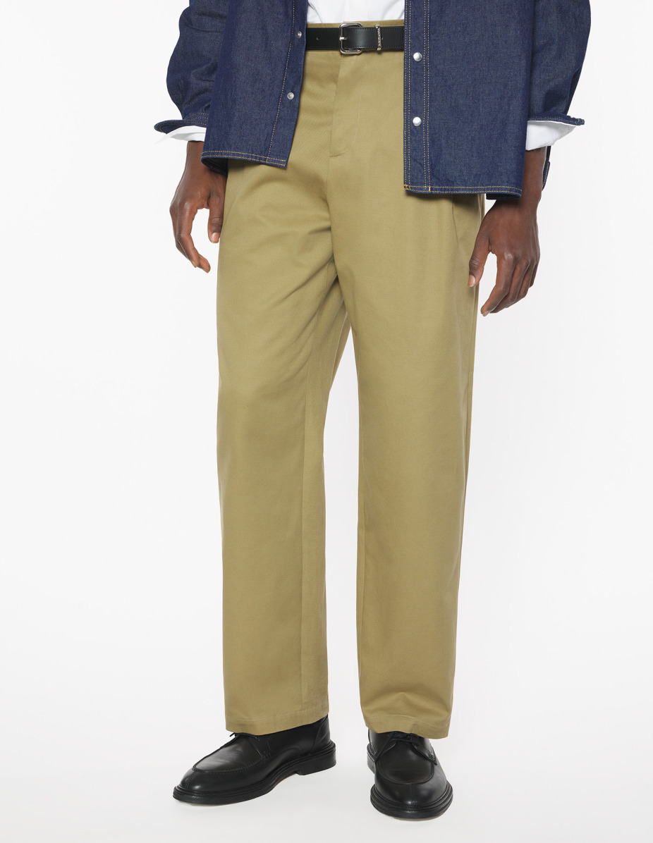 RELAXED PLEATED PANTS - 3