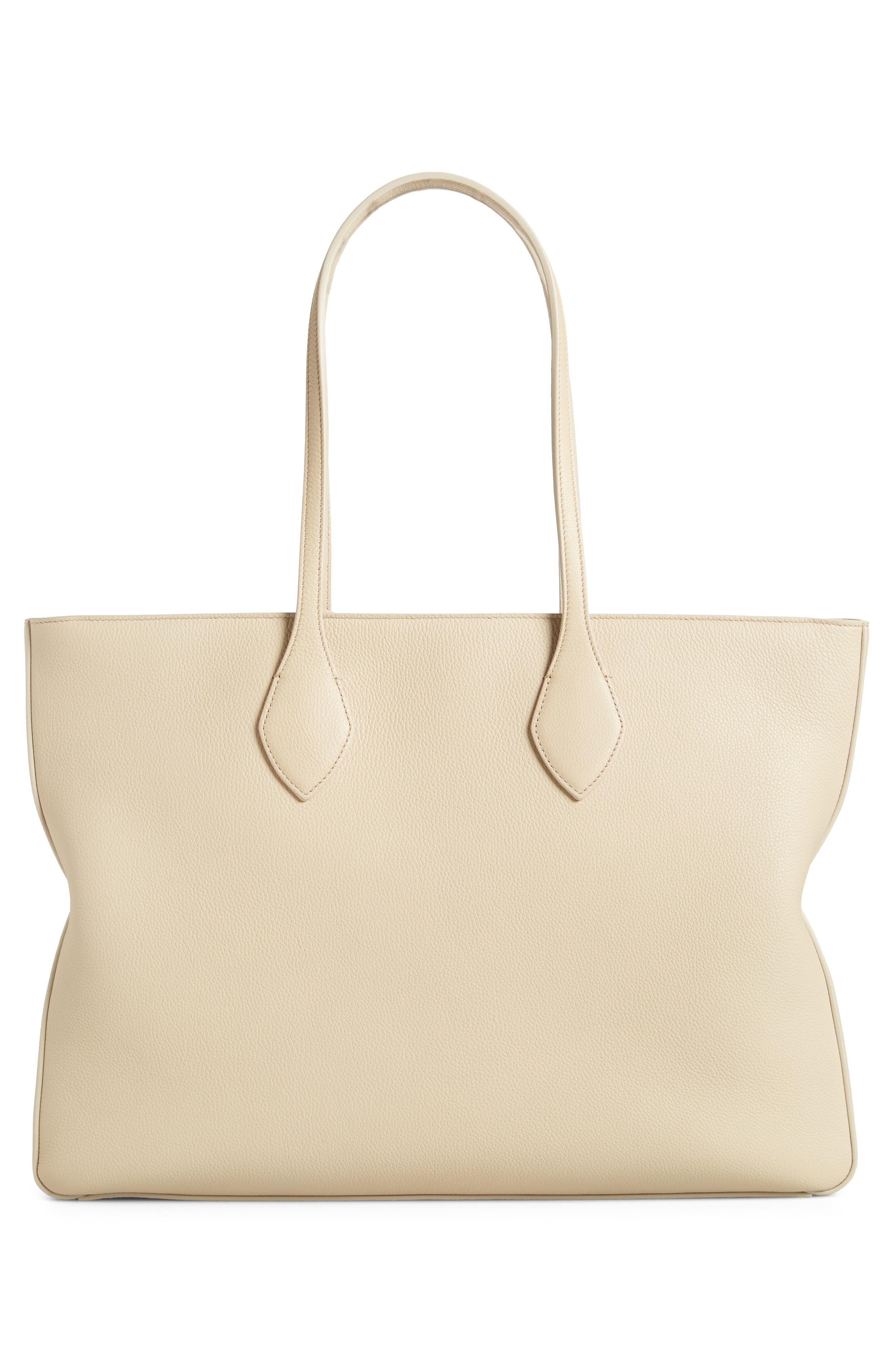 FERRAGAMO Medium Star Leather Tote in Stone at Nordstrom - 3