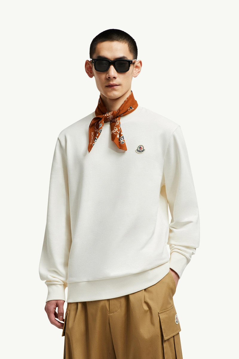 Moncler Logo Patch Cotton Sweatshirt outlook